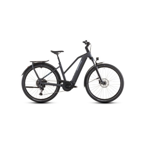 CUBE Kathmandu Hybrid ONE 800 – E‑Trekkingbike, Trapezrahmen, Schwarz